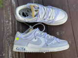 Authentic Off-White x Nike Dunk Low The 50 Sail/Neutral Grey-White