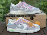 Authentic Off-White x Nike Dunk Low “09 to 50”
