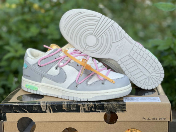 Authentic Off-White x Nike Dunk Low “09 to 50”