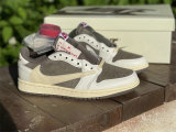 Authentic Travis Scott x Air Jordan 1 Low OG “Reverse Mocha” GS