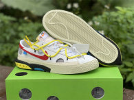 Authentic OFF-White x Nike Blazer Low White/University Red/Yellow