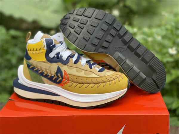 Authentic Sacai x Jean Paul Gaultier x Nike VaporWaffle Sesame/Multi-Color