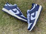 Authentic Nike Dunk Low Dark Blue/White