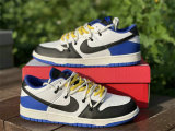 Authentic Nike Dunk Low Dark Beige/Lightning Blue