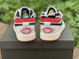 Authentic Air Jordan 1 Low White/Red GS
