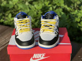 Authentic Nike Dunk Low Dark Beige/Lightning Blue