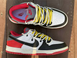 Authentic Nike Dunk Low Dark Grey/Red
