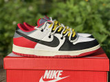 Authentic Nike Dunk Low Dark Grey/Red