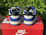 Authentic Nike Dunk Low Dark Beige/Lightning Blue