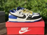 Authentic Nike Dunk Low Dark Beige/Lightning Blue