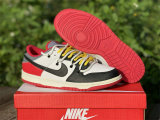 Authentic Nike Dunk Low Dark Grey/Red