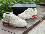Authentic Nike Air Force 1 Low Pearl White/Blanc De Perle/Red