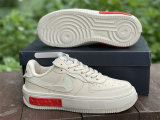 Authentic Nike Air Force 1 Low Pearl White/Blanc De Perle/Red