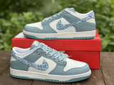 Authentic Nike Dunk Low WMNS “Blue Paisley”