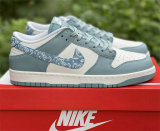Authentic Nike Dunk Low WMNS “Blue Paisley”