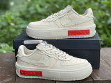 Authentic Nike Air Force 1 Low Pearl White/Blanc De Perle/Red