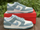 Authentic Nike Dunk Low WMNS “Blue Paisley”