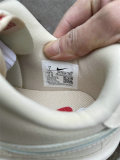 Authentic Nike Air Force 1 Low Pearl White/Blanc De Perle/Red