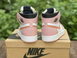 Authentic Air Jordan 1 High OG Pink/White/Black Women Shoes