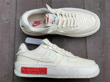Authentic Nike Air Force 1 Low Pearl White/Blanc De Perle/Red