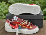 Authentic Kaws x Sacai x Nike Blazer Low “Team Red”