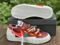 Authentic Kaws x Sacai x Nike Blazer Low “Team Red”