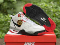 Authentic Nike Air Flight 13 Mid White/Grey/Black/Red