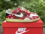 Authentic Nike Dunk Scrap Brown/Red