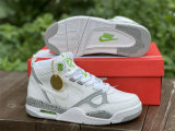 Authentic Nike Air Flight 13 Mid White/Grey/Green