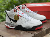 Authentic Nike Air Flight 13 Mid White/Grey/Black/Red