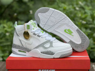 Authentic Nike Air Flight 13 Mid White/Grey/Green