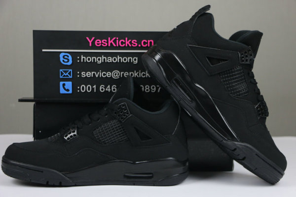 Authentic Air Jordan 4  GS Black Cat 2020