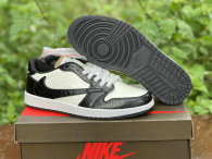 Authentic Travis Scott x Air Jordan 1 Low Black/White