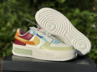 Authentic Nike Air Force 1 Fontanka Sail/Saturn Gold-Sunset-Pomegranate