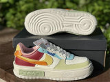 Authentic Nike Air Force 1 Fontanka Sail/Saturn Gold-Sunset-Pomegranate