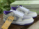 Authentic Union x Nike Dunk Low Purple/White/Yellow