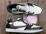 Authentic Travis Scott x Air Jordan 1 Low Black/White