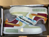 Authentic Nike Air Force 1 Fontanka Sail/Saturn Gold-Sunset-Pomegranate