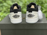 Authentic Air Jordan 1 Low White/Black