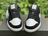 Authentic Air Jordan 1 Low White/Black