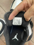 Authentic Air Jordan 1 Low White/Black