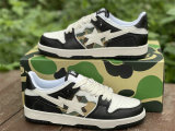 Authentic A Bathing Ape Bape Sk8 Sta Black