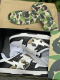 Authentic A Bathing Ape Bape Sk8 Sta Black
