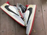 Authentic Travis Scott x Air Jordan 1 Low White/Black/Red GS