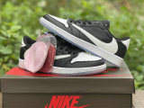 Authentic Travis Scott x Air Jordan 1 Low White/Black