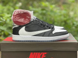 Authentic Travis Scott x Air Jordan 1 Low White/Black