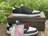 Authentic Travis Scott x Air Jordan 1 Low White/Black