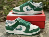 Authentic Nike Dunk Low “Green Paisley”