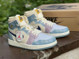 Authentic Air Jordan 1 Zoom CMFT “Celestine Blue” GS