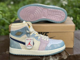 Authentic Air Jordan 1 Zoom CMFT “Celestine Blue” GS